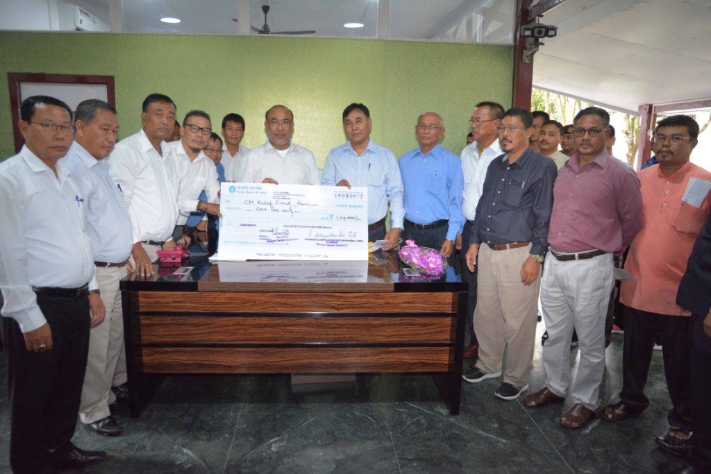 RS 5.5 LAKH DONATED TO CHIEF MINISTER’S RELIEF FUND