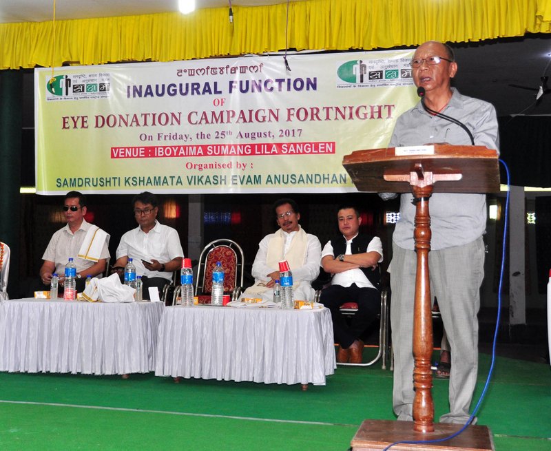 ELECTED MEMBERS OF MANIPUR LEGISLATIVE ASSEMBLY DONATES THEIR EYE