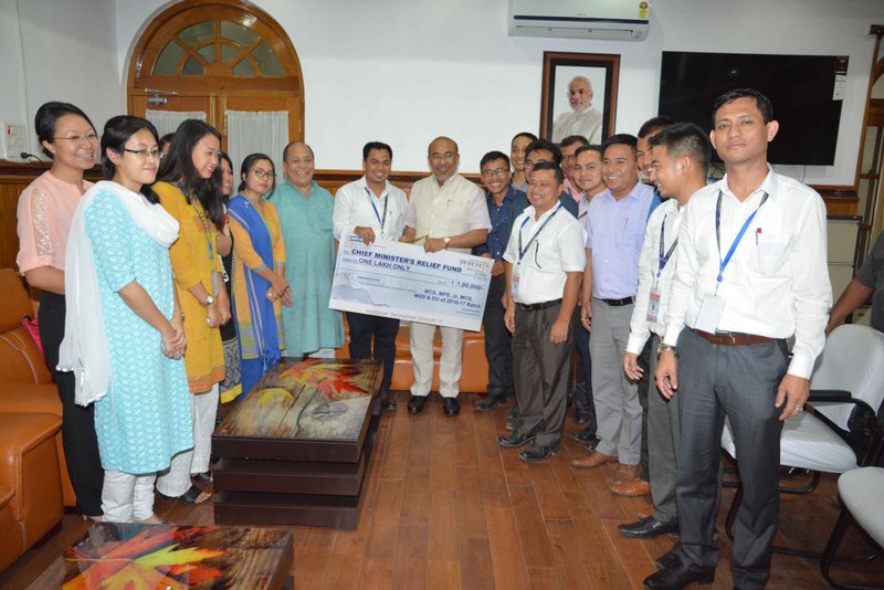 OVER Rs. 56 LAKH DONATED TO CHIEF MINISTER’S RELIEF FUND