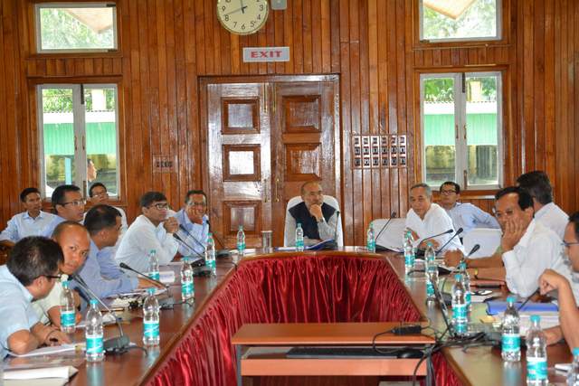CHIEF MINISTER PRESIDES MEETING ON GST,
DIRECTS OFFICIALS TO SENSITIZE PEOPLE ON THE NEW TAX REGIME