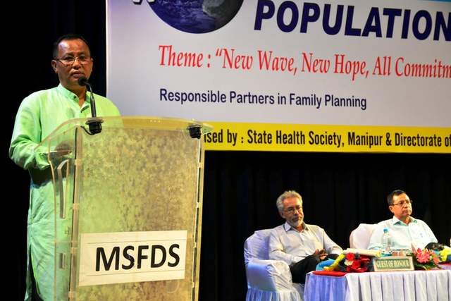 COLLECTIVE RESPONSIBILITY FOR CHECKING POPULATION GROWTH:- L. JAYANTAKUMAR SINGH