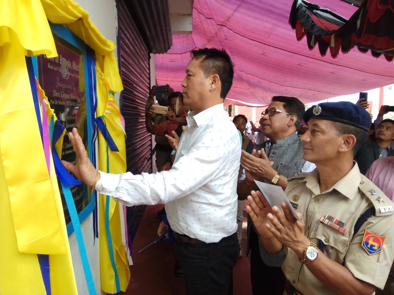 IFCD MINISTER INAUGURATES BANK BUILDING AT MACHI