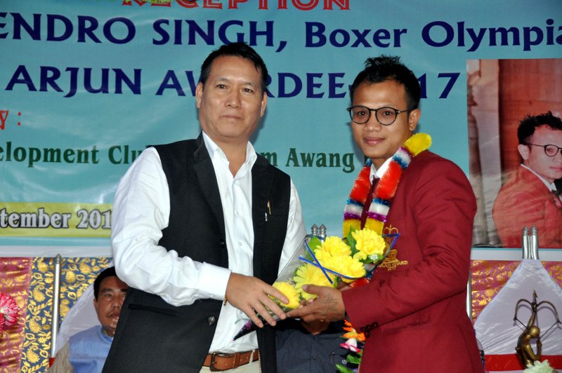 ARJUNA AWARDEE BOXER L. DEVENDRO ACCORDED WARM RECEPTION
