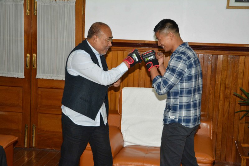 CM HANDS OVER APPOINTMENT ORDER TO KARIO ISSAC MAHEO