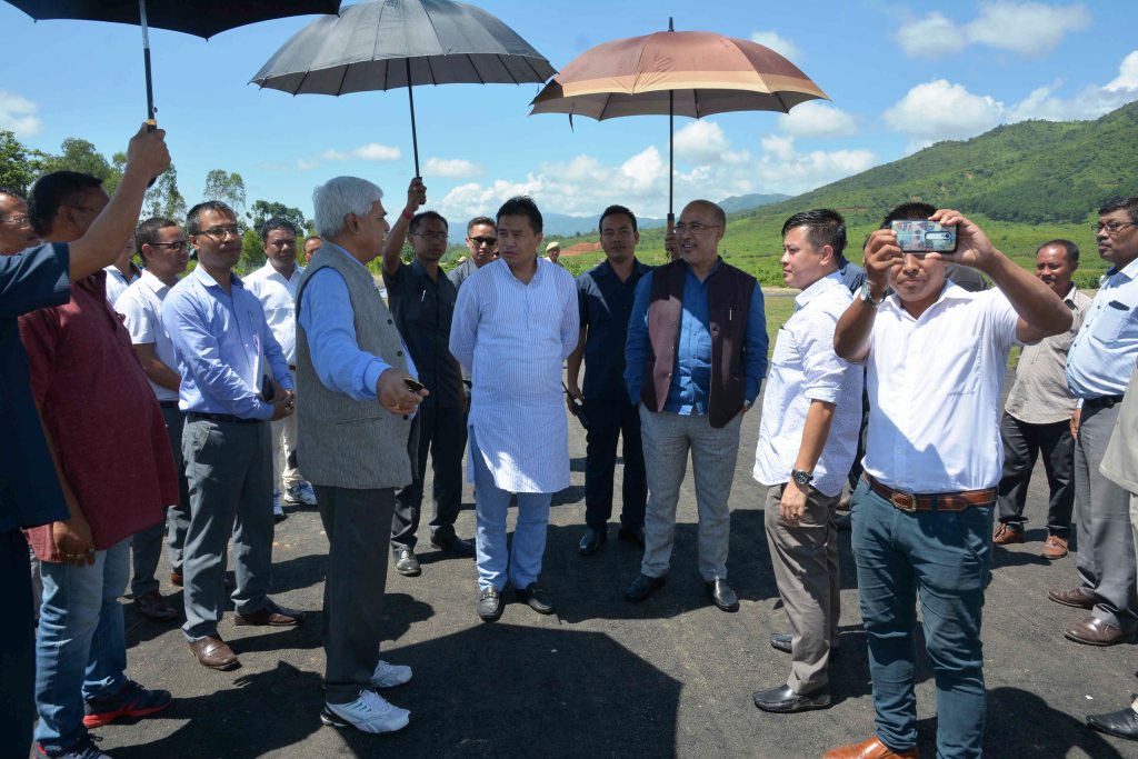CM INSPECTS NATIONAL SPORTS UNIVERSITY SITE