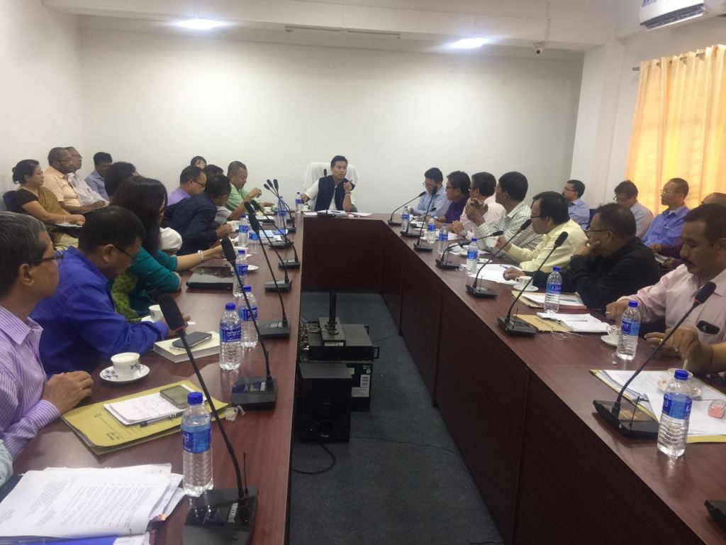 MINISTER BISWAJIT INSTRUCTS OFFICIALS TO SUBMIT LAND DETAILS OF ALL INSTITUTIONAL BULIDINGS OF PWD WITHIN SEVEN DAYS