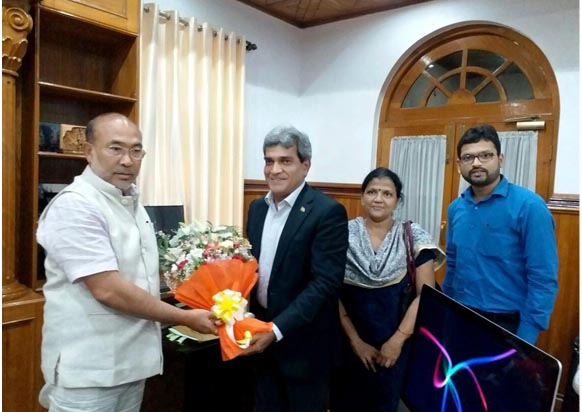 CHIEF MINISTER DISCUSSES WITH CMD MSTC TO START E-COMMERCE PROJECTS