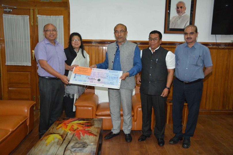DONATION TO CHIEF MINISTER’S RELIEF FUND