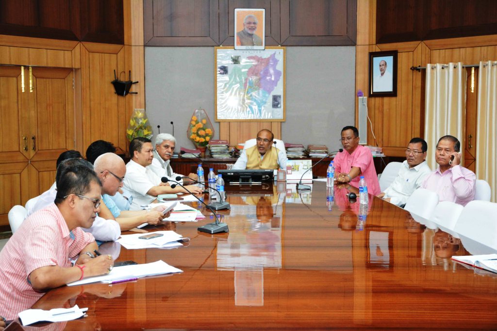CM REVIEWS JE AND DENGUE IN THE STATE;
RS. 10 CRORE ALLOCATED TO COPE THE SITUATION