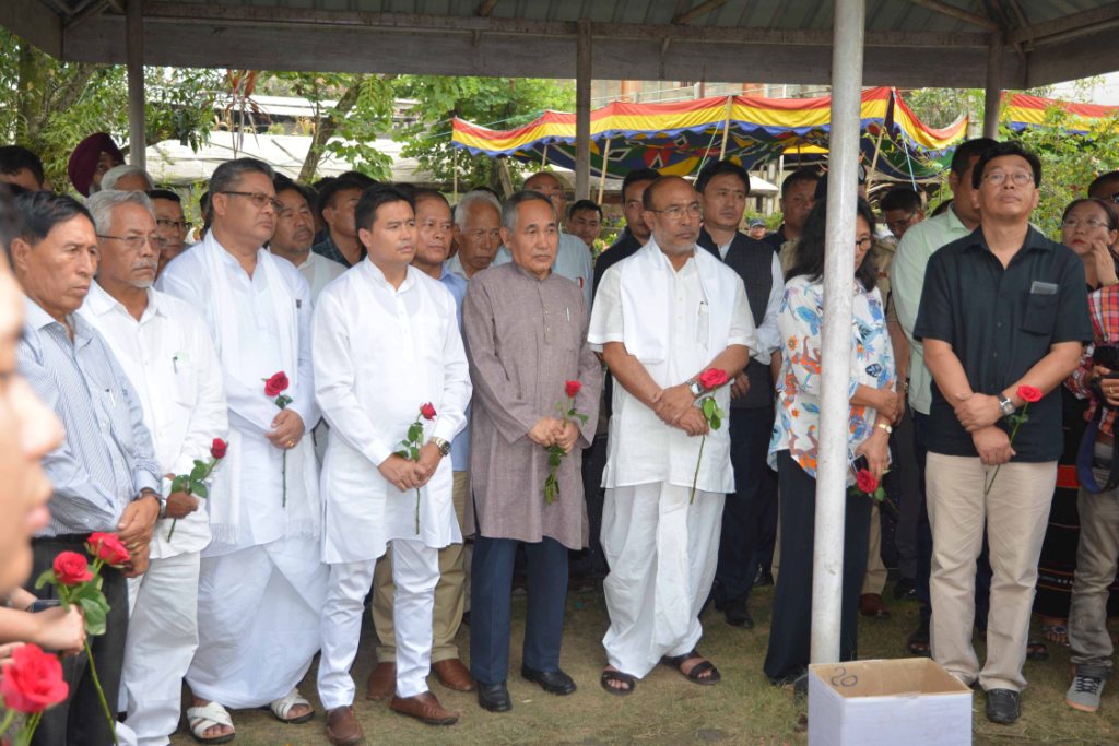 HUNDREDS OF PEOPLE PAY ADIEU TO RISHANG KEISHING